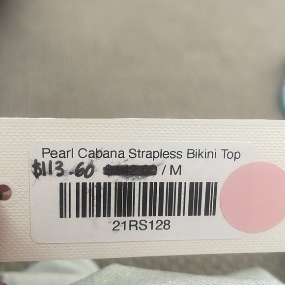 Pearl, shimmery Montce swim top - Picture 3 of 3